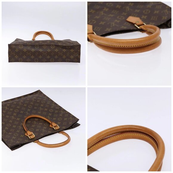 LOUIS VUITTON Monogram Sac Plat Hand Bag M51140 LV Auth 141412 - Picture 16 of 16
